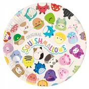 Procos Papirnati krožniki - Squishmallows 23 cm 8 kos