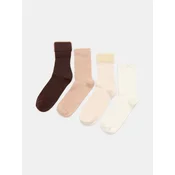 Sinsay - Duge rebraste carape 4 pack - šareno