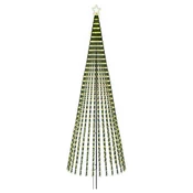 Vidaxl LED božično drevesce EKENAS 400 cm 1028 LED Toplo bela Jeklo