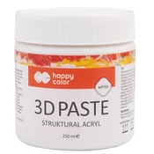 shumee Happy Color 3D bela akrilna strukturna pasta