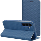 LUNA Book Carbon moder ovitek za SAMSUNG A37 5G