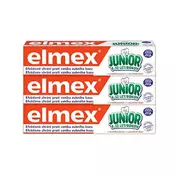 Elmex Otroška zobna pasta Junior Trio 3x75 ml