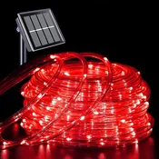Solarne sijalice u crevu 20m CRVENA