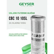 Geyser filterski uložak od presovanog aktivnog uglja CBC 10-10SL (10 ???)