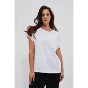 Marisse Womens T-Shirt L-Ts-4086 White