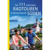 Die 111 schönsten Radtouren in Deutschlands Süden, E-Bike geeignet, kostenloser GPX-Tracks-Download aller 111 Radtouren