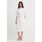 MM by Max Mara poletna obleka lanena TABELLA