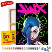 shumee Slika po številkah z okvirjem Arcane Jinx Portrait 50x70 cm
