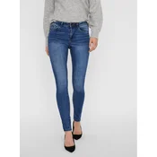 Vero Moda Jeans hlače Tanya 10222531 Mornarsko modra Skinny Fit