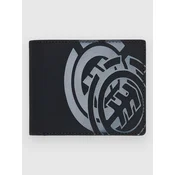 Element Double Icon Trifold Wallet flint black