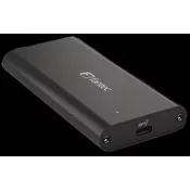 Fantec NVMe31 black SSD-casing USB 3.1