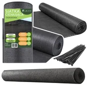 Zaščitna mreža za ograjo 1,5M x 25M 140g/m2 - siva