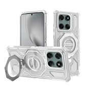 Hibridna maska Carbon Shield Pro za Motorola Edge 60 Pro - white transparent