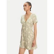 RVCA Poletna obleka 23B131508 Zelena Regular Fit