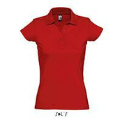 Sols Ženska pamučna polo majica Prescott Red veličina L 11376