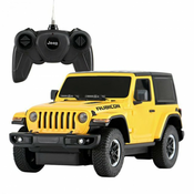 RASTAR Automobil džip JEEP WRANGLER RC 1 žuti