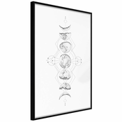 Poster - Silver Globe 30x45