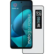 OBAL:ME 5D kaljeno steklo za Motorola G57 Power črno