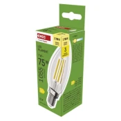 LED žarnica Filament Candle/E14/7 W (75 W)/1055 lm/Toplo bel