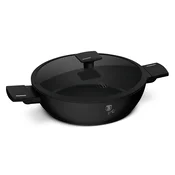Nizka kozica s pokrovko in titanovo površino Matte Black 28cm 55116