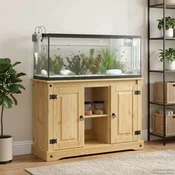 vidaXL Stojalo za akvarij Corona Rjava 101,5 x 37 x 73 cm