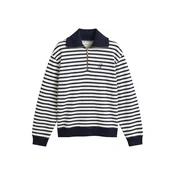GANT Majica temno modra/bela