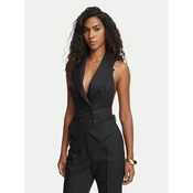 Elisabetta Franchi Telovnik GL-005-67E2-V390 Črna Slim Fit