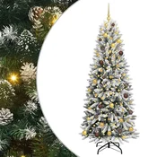 Vidaxl Umestno božično drevo med 300 LED z stojalom Bela 210 cm