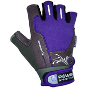 Rokavice za fitnes Power System Fitness Rukavice Womans Power Fialové S