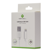 USB kabel Teracell Plus iPhone 2A Lightning beli 2m