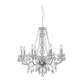 Searchlight 8888-8CL - Luster na lancu MARIE THERESE 8xE14/40W/230V