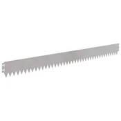 vidaXL vidaXL Robovi trave 50 pcs 103 x 10 cm Jeklo Srebrna, (5000301274)