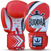 Tekmovalne rokavice Fighter za Muay thai, Kick boks, Rdeče