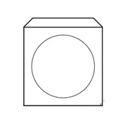 Kuverte za CD-je 125x125 z okencem 50 kosov