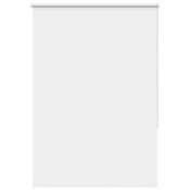 Vidaxl Rolo zatemnjena bela 110x150cm tkanina širina 105,7cm poliester