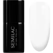 Semilac Paris UV Hybrid gel lak za nohte odtenek 001 Strong White 7 ml