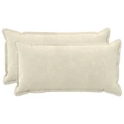 vidaXL Prevleka za blazino 2 pcs HOUTEN Krem 40 x 70 cm Mikrofibra