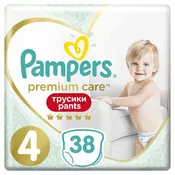 Pampers pelene-gaćice PANTS Premium Care veličina 4 (9-15 kg ) 38 kom