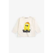 Bobo Choses  majica z dolgimi rokavi otroška bombažna Bigtooth Lemon