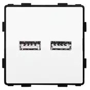 shumee Stenska vtičnica USB modul 2x 3A RTX SH sistem