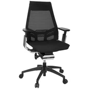 MID.YOU Pisarniški Stol Genidia Smart Black, Črna
