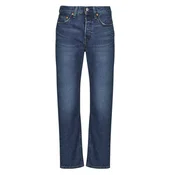 Levis 501 CROP LIGHTWEIGHT Modra