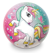 Gumijasta pravljična žoga Samorog Unicorn Mondo 14 cm