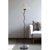 Podna lampa Eva, Bela