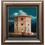 Kula Nebojša kao svedok vremena, Ulje na platnu, 29 x 27 cm