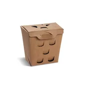 Škatla s pomfrijem (mešanica PAP FSC) maščoboodporna kraft `150g` [50 kosov]