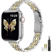 MIOHHR Tanka kovinska zapestnica za Apple Watch 38/40/41 mm