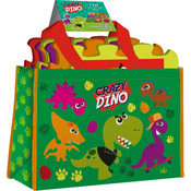 Kids Euroswan Otroška penasta podloga Euroswan, sestavljanka 9 kosov + vrečka, Crazy Dino