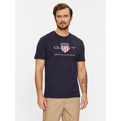 Gant Majica Reg Archive Shield Ss 2003199 Mornarsko modra Regular Fit