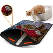 Aberto Design Prostorika za toalet za macke Nrszn0175, 45 x 60 cm, Šarena